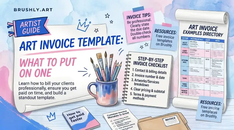 Art Invoice Template: What to Put on One