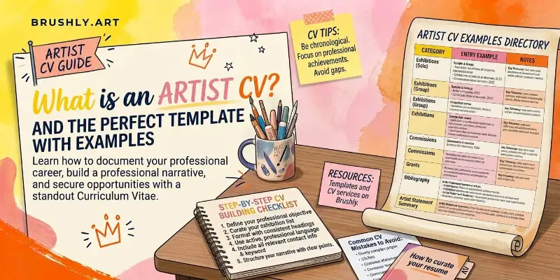 Artist CV Template, With Examples