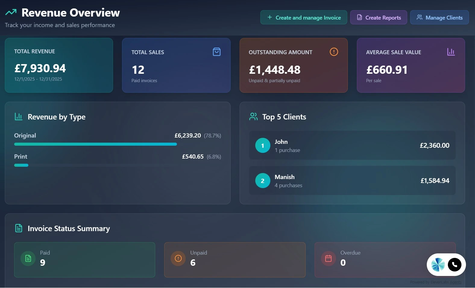 Brushly Revenue Dashboard